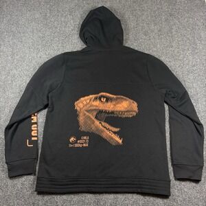Jurassic World Universal Studios Full Zip Let Em Out Hoodie‎ Sweatshirt Mens M
